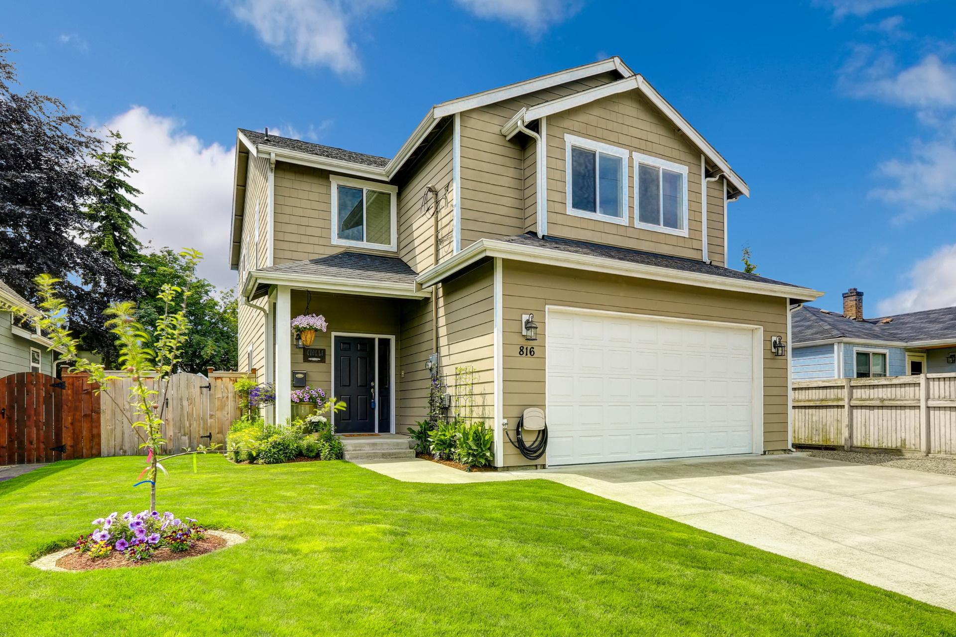 Curb appeal enhanced through lawn fertilization and weed control in Indiana